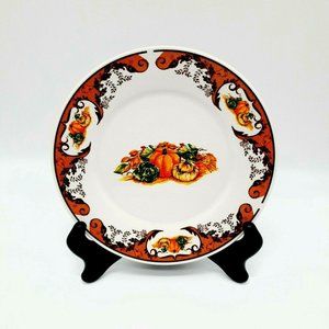 American Atelier Harvest Pumpkin 5733 Replacement Bread Plate Thanksgiving Meal